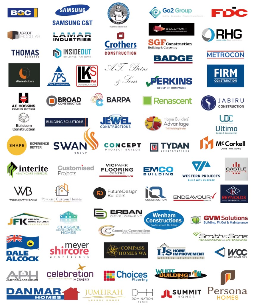 HMH Construction client network including leading Western Australian builders and construction companies